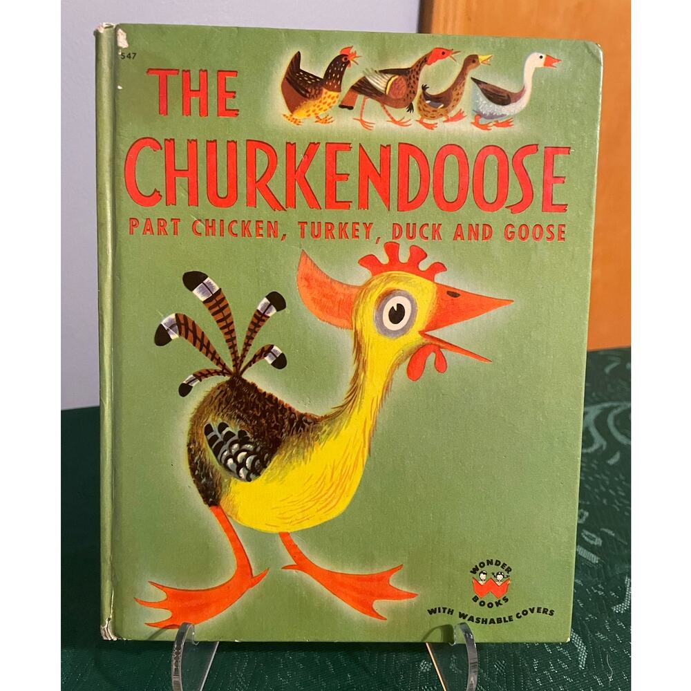 1946 VTG Churkendoose Chicken Turkey Duck Goose Wonder Books Ben Ross Berenberg